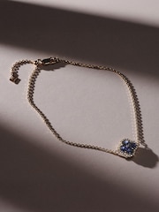 The Diamond Store Blue Alegria Lab Emerald Bracelet 0.75ct in 18k Gold Vermeil - Image 3 of 5
