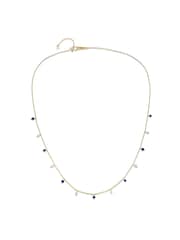 The Diamond Store Blue Vivara Lab Sapphire and Lab Diamond Necklace Set in 9K Yellow Gold - Image 1 of 5