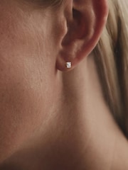 The Diamond Store White Naomi Oval Cut Lab Diamond Stud Earrings 0.30ct H/SI in 18k Gold Vermeil - Image 7 of 8