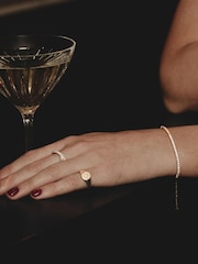 The Diamond Store White Crossover Set Lab Diamond Pave Ring 0.35ct in18K Gold Vermeil - Image 8 of 8