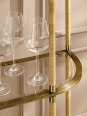 Nina Campbell Antique Brass Sagano Shelving Unit - Image 3 of 8