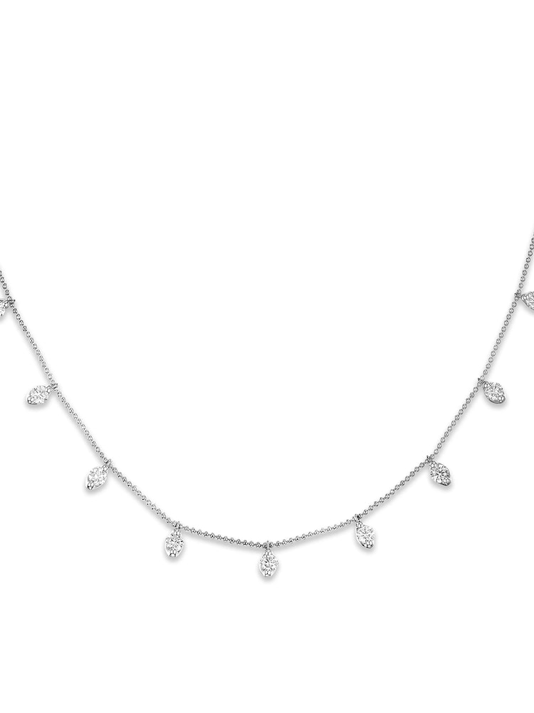 The Diamond Store White Gold 9K Vivara Lab Diamond Necklace 1.00ct H/SI - Image 2 of 6 The Diamond Store White Gold 9K Vivara Lab Diamond Necklace 1.00ct H/SI - Image 2 of 6