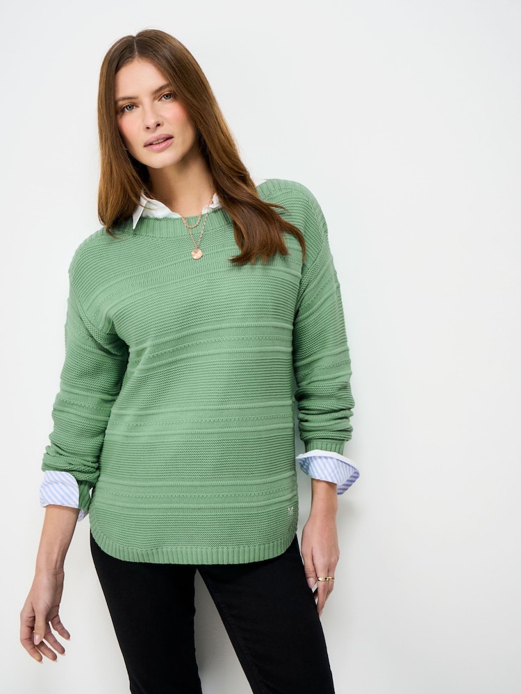 Grün - Crew Clothing Tali Jumper - Bild 1 von 5