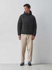 Black Lightweight Shower Resistant Quilted Jacket - Image 2 of 7