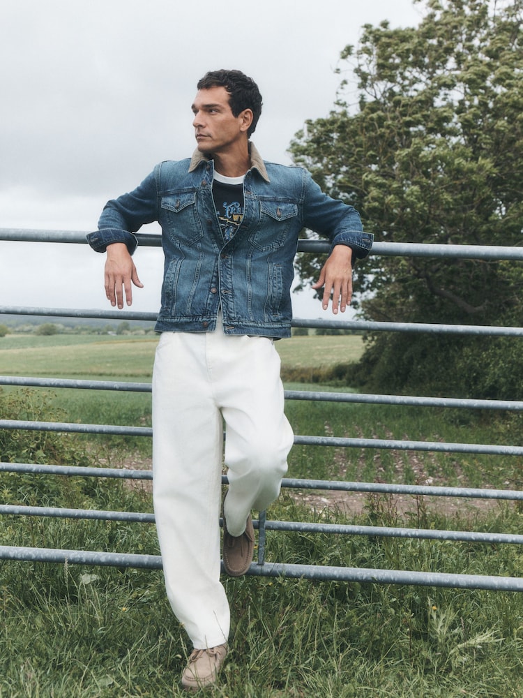 Denim Denim Borg Lined Jacket - Image 2 of 6