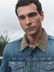 Denim Denim Borg Lined Jacket - Image 6 of 6