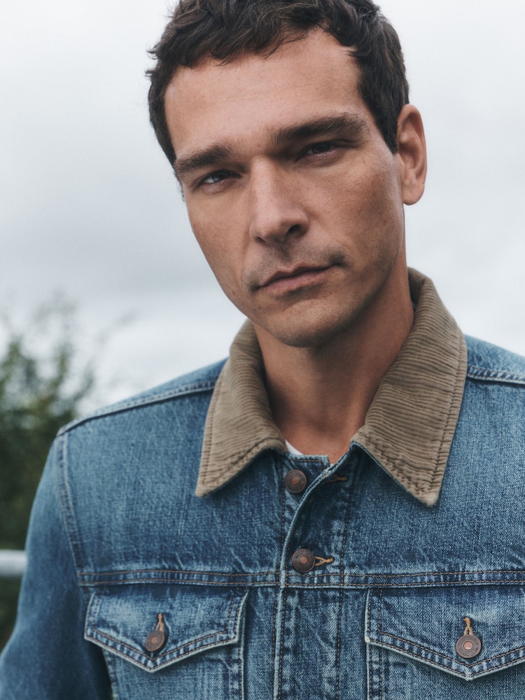 Denim Denim Borg Lined Jacket - Image 6 of 6