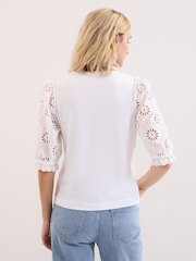 Phase Eight White Eleanor Top - Image 2 of 6
