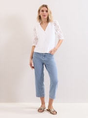 Phase Eight White Eleanor Top - Image 3 of 6