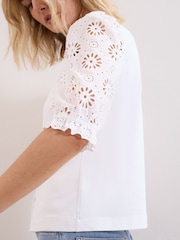 Phase Eight White Eleanor Top - Image 5 of 6