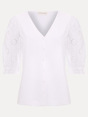 Phase Eight White Eleanor Top - Image 6 of 6