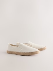 neutre - Espadrilles texturées à enfiler - Image 2 de 6