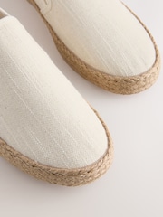 neutre - Espadrilles texturées à enfiler - Image 4 de 6