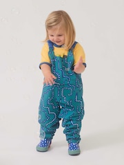 Muddy Puddles Green Waterproof EcoLight Dungarees - Image 1 of 4