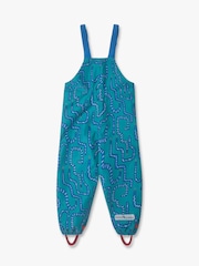 Muddy Puddles Green Waterproof EcoLight Dungarees - Image 3 of 4