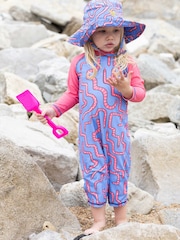 وردي - بذلة للبحر واقية من الأشعة البنفسجية من Muddy Puddles - صورة 1 من 5