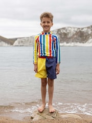 أزرق فاتح - شورت سباحة بتصميم واقٍ من أشعة الشمس فوق البنفسجية من Muddy Puddles - صورة 1 من 5