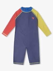 أزرق - بذلة للبحر واقية من الأشعة البنفسجية من Muddy Puddles - صورة 3 من 5