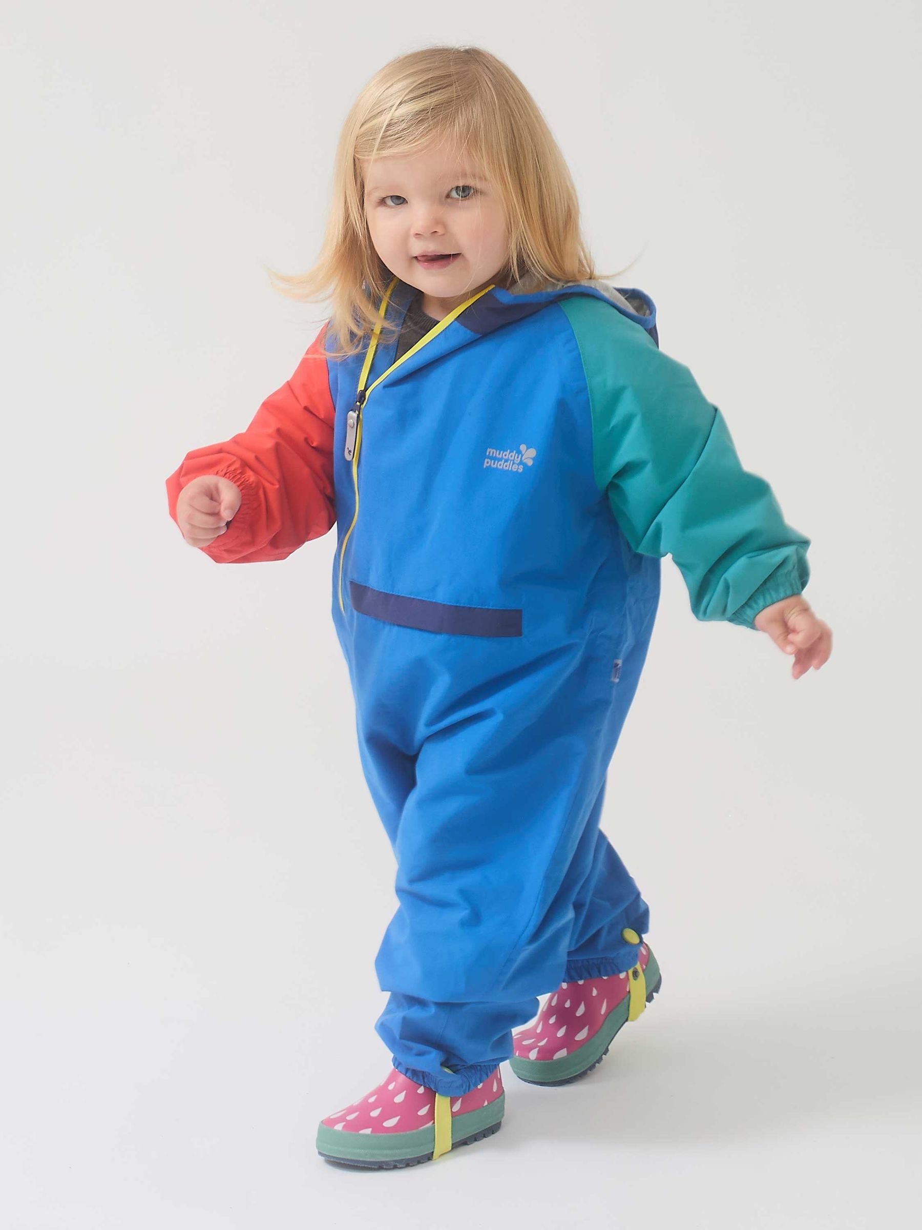 Buy Muddy Puddles Blue Waterproof EcoLight Puddlesuit from Next USA