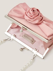 Monsoon Pink Bridesmaid Rosette Bag & Accessories Set - Image 3 of 4