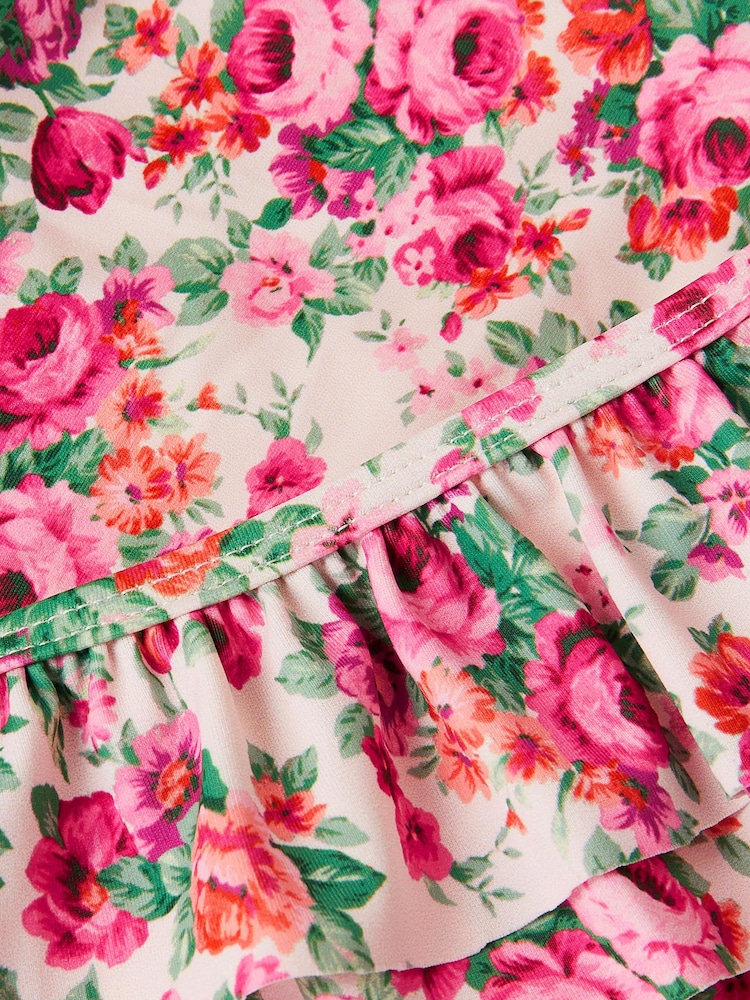 Monsoon Pink Floral UPF50+ Long Sleeve Swim Set - Image 3 of 3