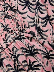 Monsoon Pink Palm Print Strappy Jumpsuit - Image 4 of 4