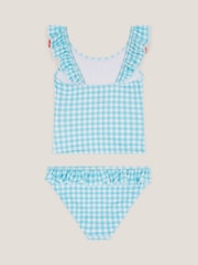 Monsoon Green Tomato Gingham Tankini Set - Image 2 of 3