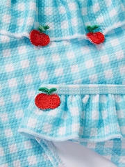 Monsoon Green Tomato Gingham Tankini Set - Image 3 of 3