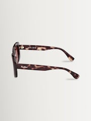 Max Mara Brown Acetate Sunglasses - Image 3 of 8