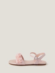 Monsoon Pink Pearl Flower Sandals - Image 2 of 3