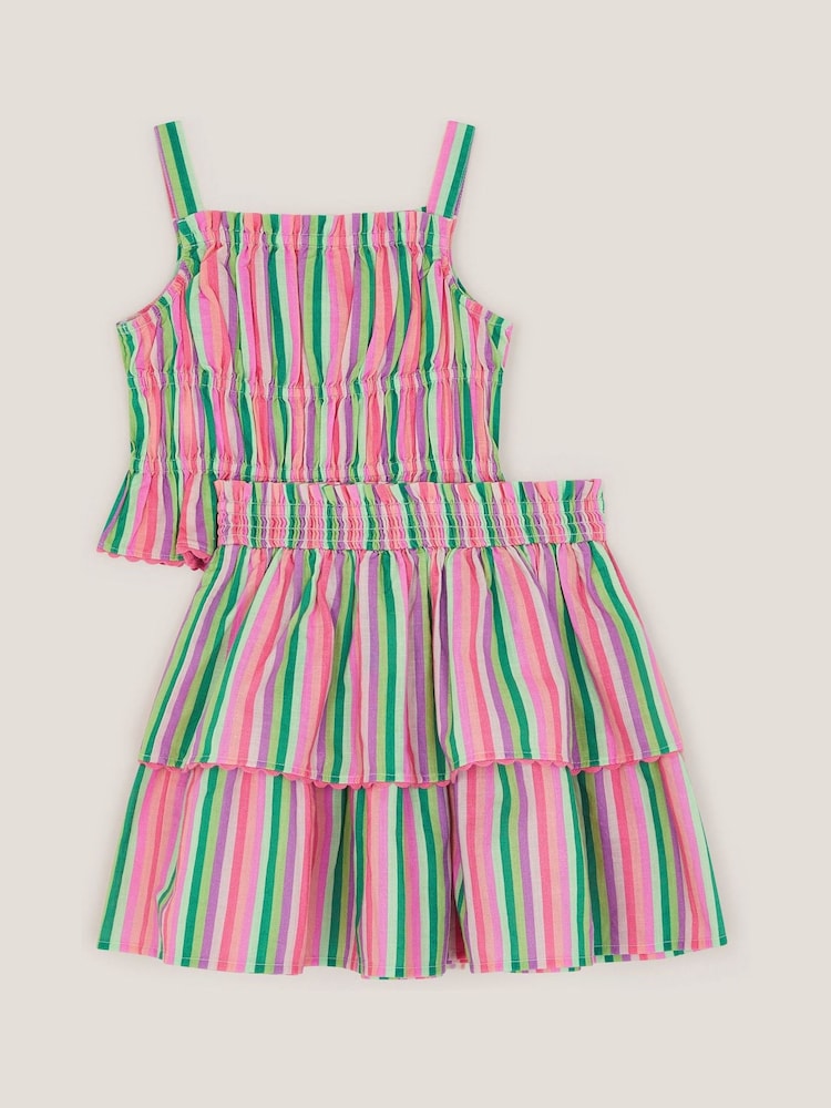 Monsoon Stripe Top & Tiered Skirt Set - 画像 2 / 3