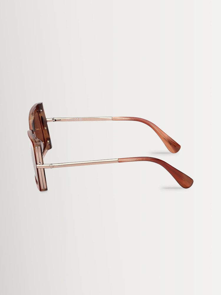 Max Mara Red Acetate Sunglasses - Image 2 of 8