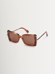 Max Mara Red Acetate Sunglasses - Image 8 of 8