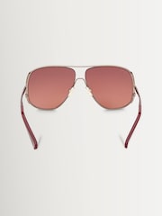 Max Mara Gold Metal Sunglasses - Image 5 of 8