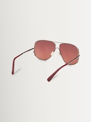 Max Mara Gold Metal Sunglasses - Image 6 of 8
