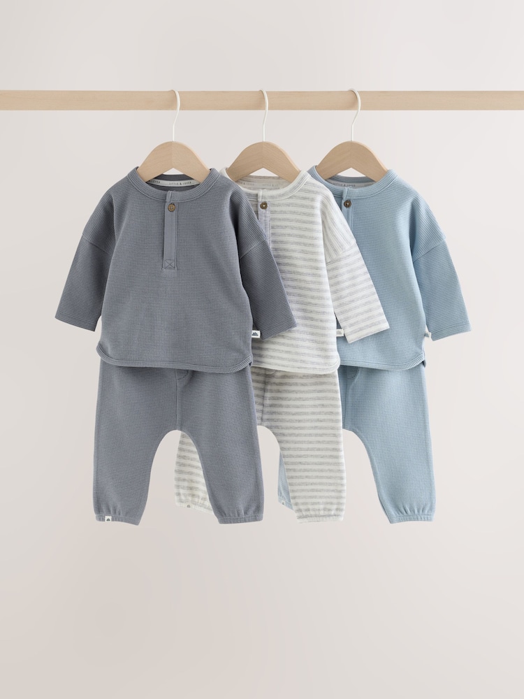 Blå Stripete - Babytopp og leggingssett 6 del (0mnd–3år) - Bilde 1 av 13 Blå Stripete - Babytopp og leggingssett 6 del (0mnd–3år) - Bilde 1 av 13