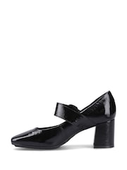 Hush Puppies Black Celcilia Buckle Heel - Image 2 of 4