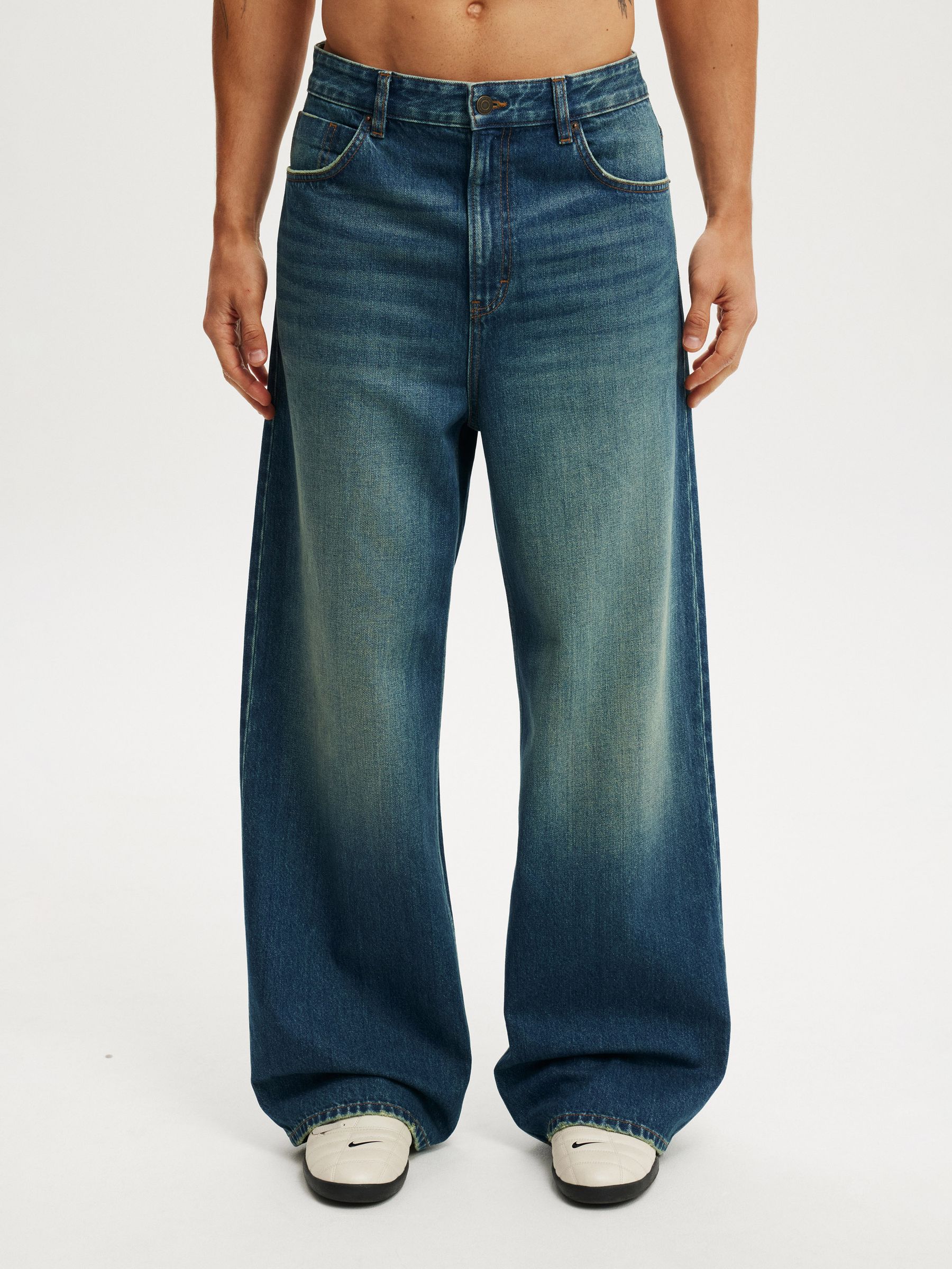 Buy Cotton On Nolita Blue Super Baggy Jeans from Next USA