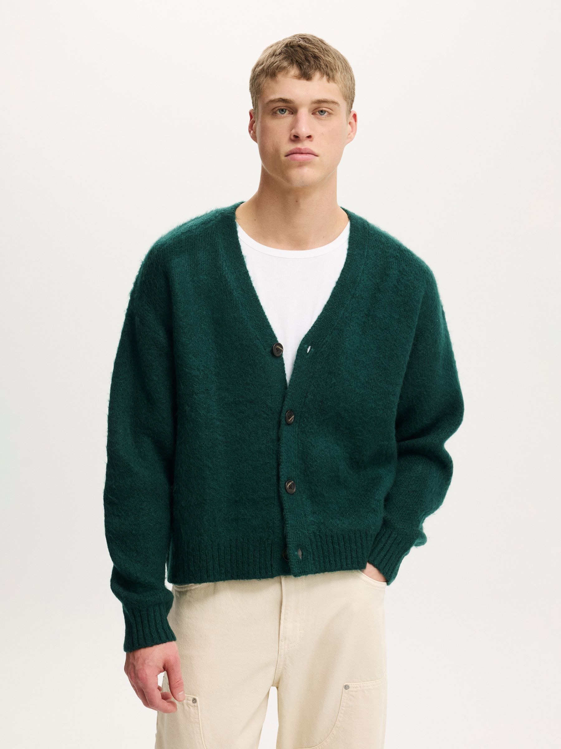Buy Cotton On Deep Sea Teal Cropped Cardigan from Next Australia
