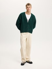Cotton On Green Cropped Cardigan - Image 3 of 4
