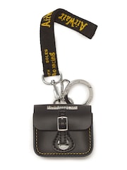 Dr. Martens Black Pouch Leather Keyring - Image 1 of 4