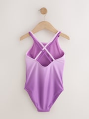 Purple KPOP Demon Hunters Double Strap Swimsuit (3-16yrs) - Image 2 of 4