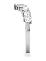 The Diamond Store White 0.75ct Lab Diamond Wishbone Ring H/Si Quality in 9K White Gold - Image 4 of 6