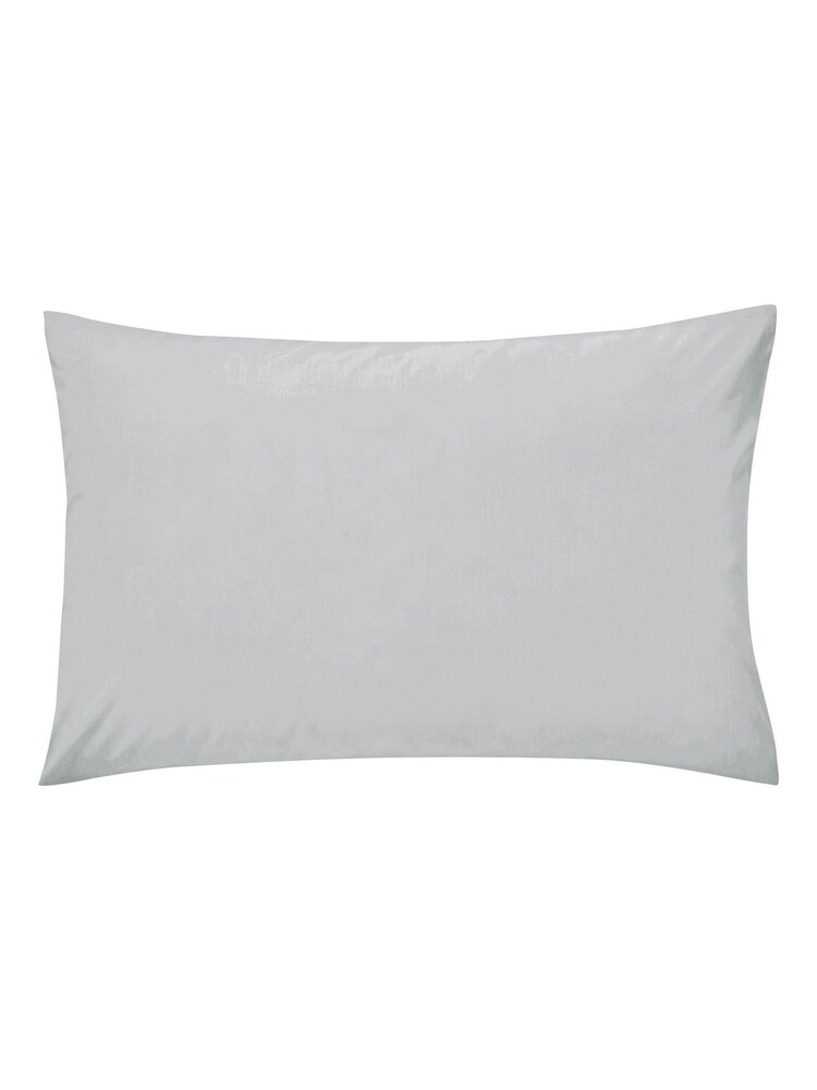 Helena Springfield Set of 2 Silver Easy Care Oxford Pillowcases - Image 3 of 3 Helena Springfield Set of 2 Silver Easy Care Oxford Pillowcases - Image 3 of 3