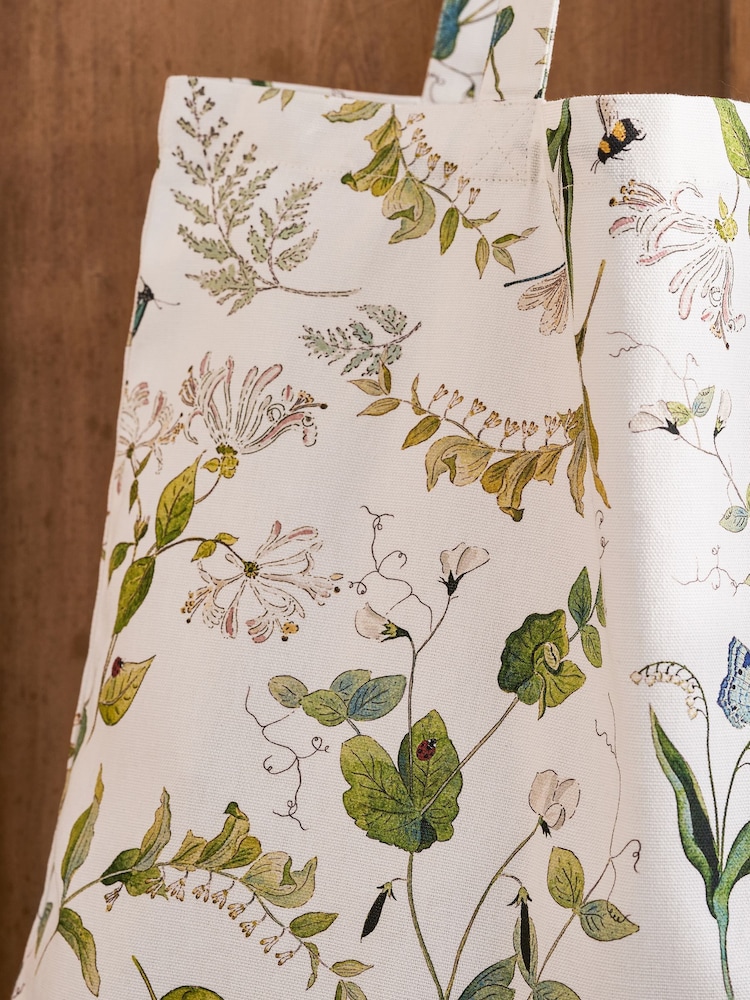 Sophie Allport Off White Wild Floral Tote Bag - Image 2 of 3