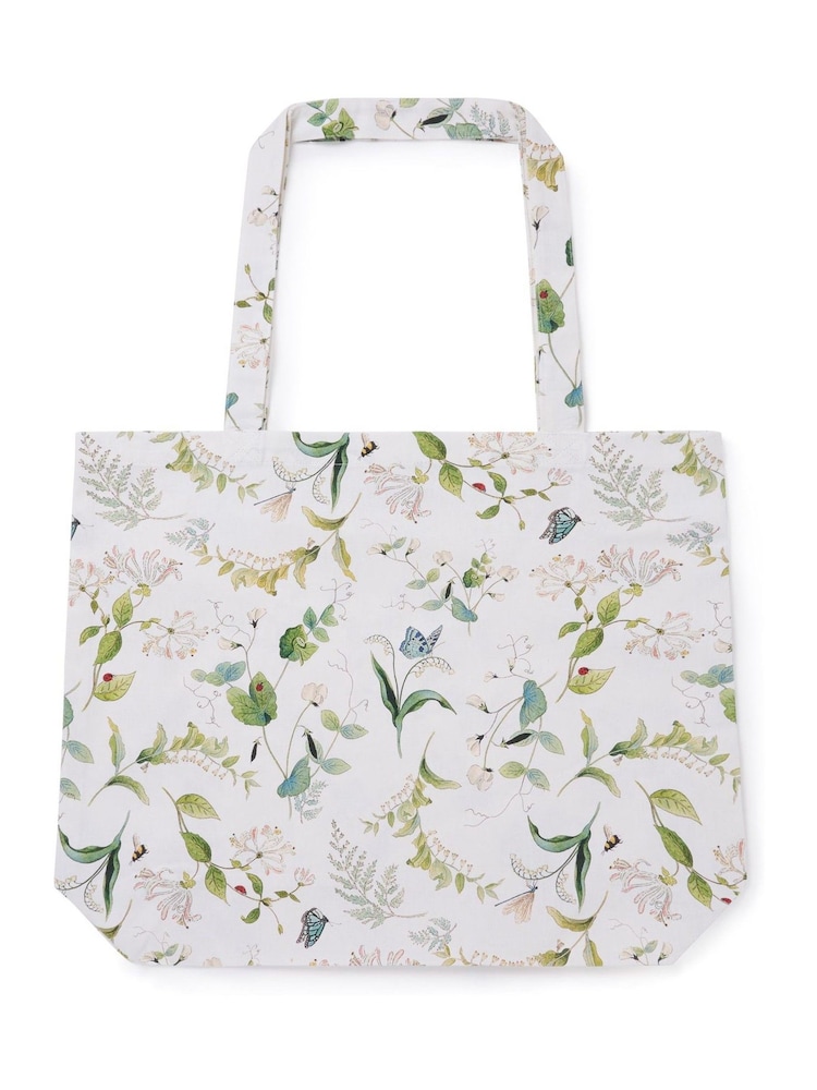 Sophie Allport Off White Wild Floral Tote Bag - Image 3 of 3