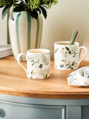 Sophie Allport Off White Wild Floral Mug - Image 1 of 3