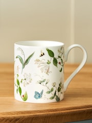 Sophie Allport Off White Wild Floral Mug - Image 2 of 3