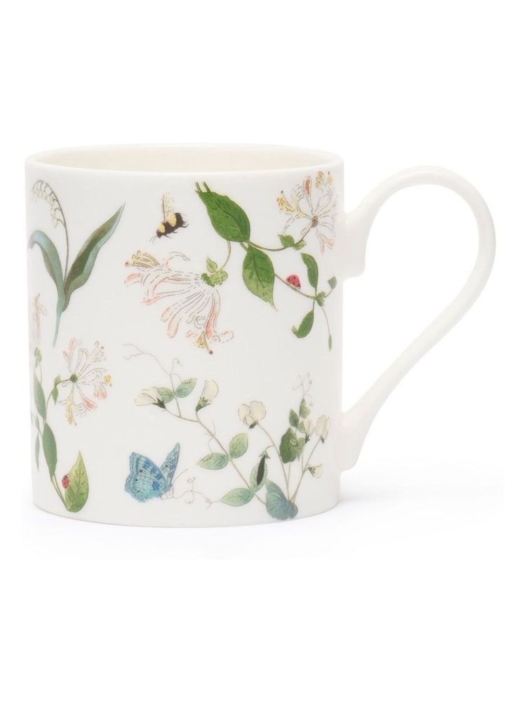 Sophie Allport Off White Wild Floral Mug - Image 3 of 3