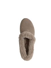 Skechers Grey Cosy Escape Snowy Bliss Slip-in Slippers - Image 4 of 5